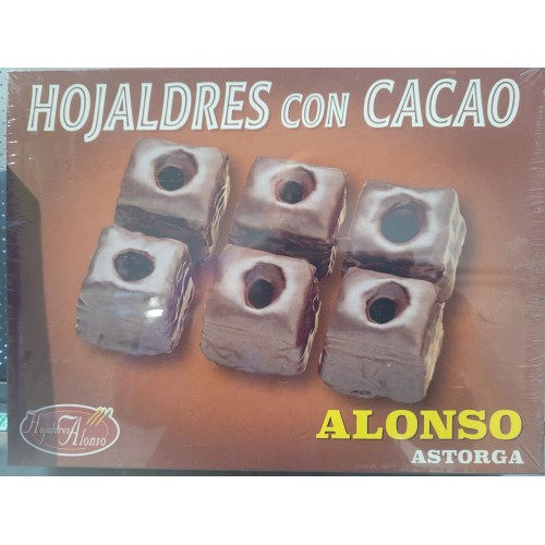 HOJALDRES ALONSO CON CACAO CAJA DE 500GR