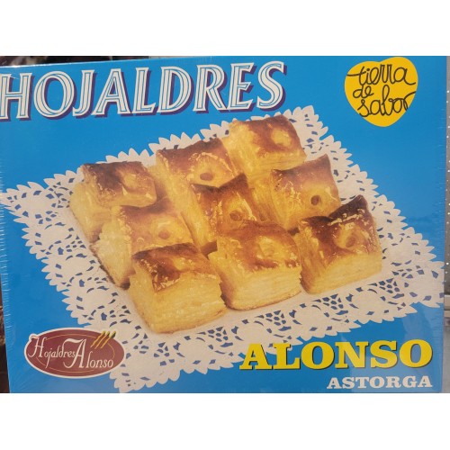 HOJALDRES ALONSO CAJA DE 700GR DULCE ARTESANO CON MIEL