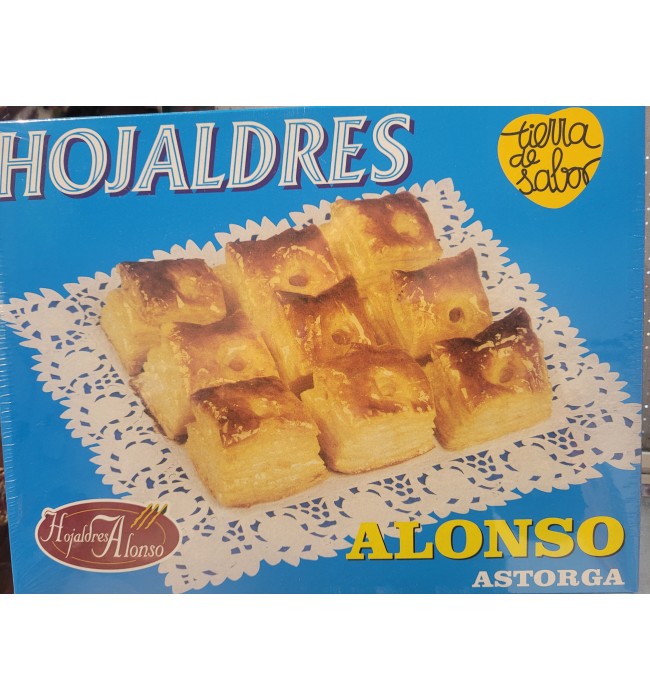 HOJALDRES ALONSO CAJA DE 700GR DULCE ARTESANO CON MIEL