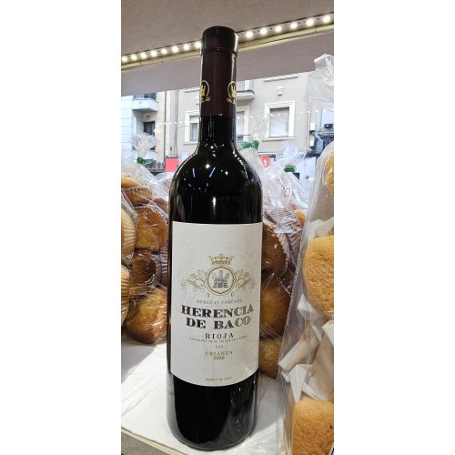 VINO TINTO RIOJA HERENCIA DE BACO CRIANZA 2020