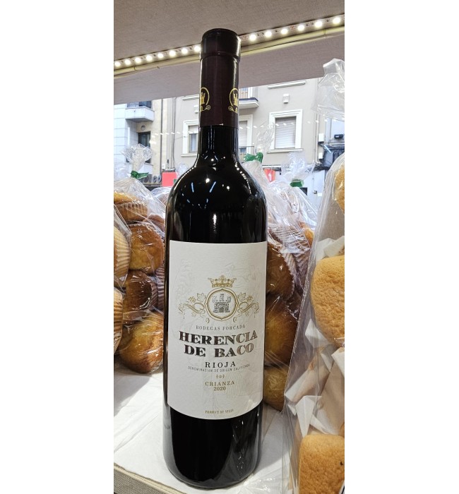 VINO TINTO RIOJA HERENCIA DE BACO CRIANZA 2020