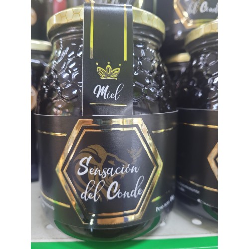 MIEL ARTESANA DE BREZO Y ROBLE, SENSACION DEL CONDE. BOTE...