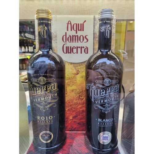 VERMOUTH GUERRA ROJO EXTRA. BOTELLA DE 100 CL