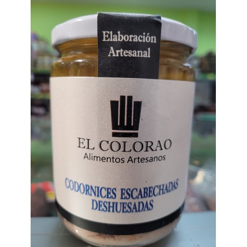 5 CODORNICES ESCABECHADAS Y DESHUESADAS. EL COLORAO....