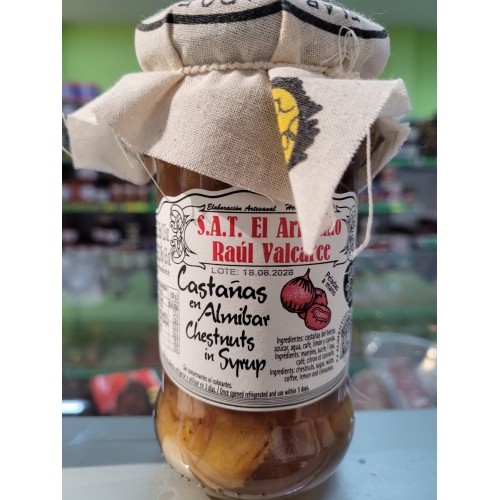 CASTAÑAS DEL BIERZO EN ALMIBAR DE S.A.T. EL ARTESANO...