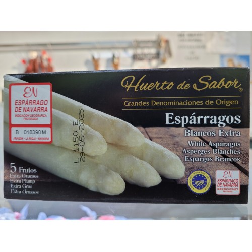 ESPARRAGO DE NAVARRA BLANCOS EXTRA,5 FRUTOS EXTRA...
