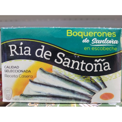BOQUERONES DE SANTOÑA EN ESCABECHE , RECETA CASERA LATA...
